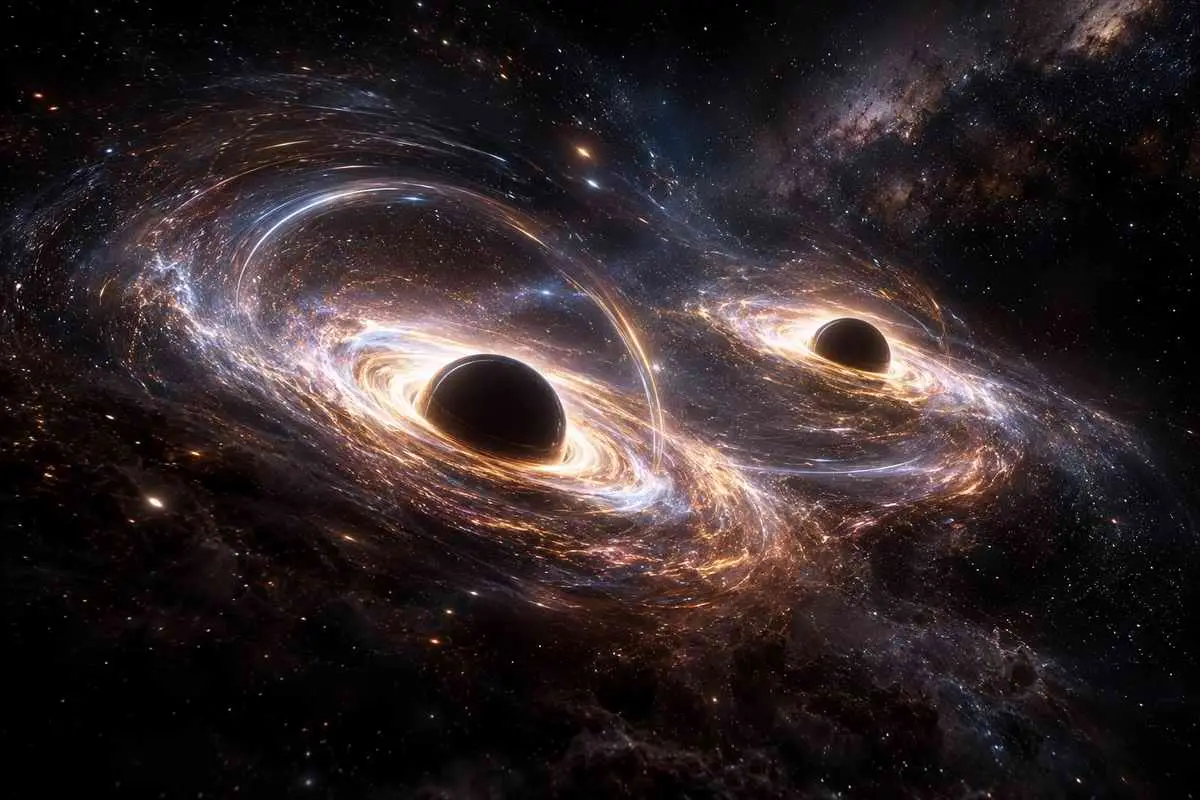 Анализ данных LIGO, Virgo и KAGRA показал, что сливающиеся черные дыры образуют несколько различных популяций.
